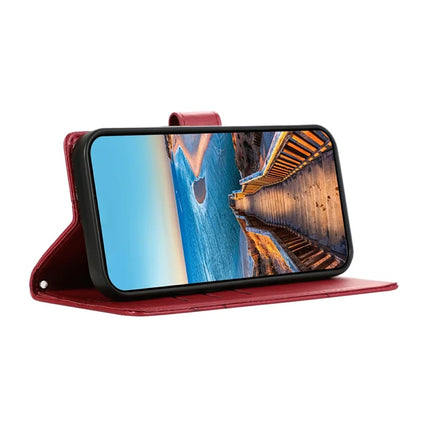 For OnePlus 13R 5G Phone Case Line Imprint Leather Wallet Cover