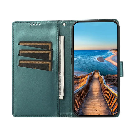 For OnePlus 13R 5G Phone Case Line Imprint Leather Wallet Cover
