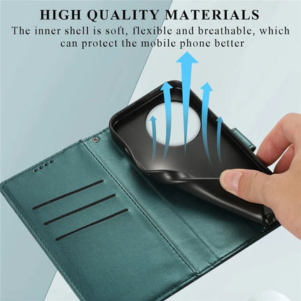 For OnePlus 13R 5G Phone Case Line Imprint Leather Wallet Cover