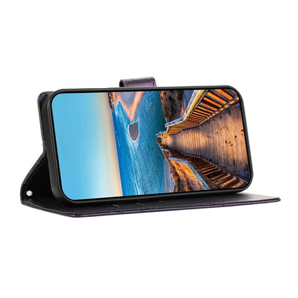 For OnePlus 13R 5G Phone Case Line Imprint Leather Wallet Cover