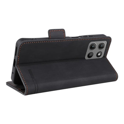 For Motorola Moto G15 4G Case Leather Wallet Flip Phone Cover with Hardware Decor