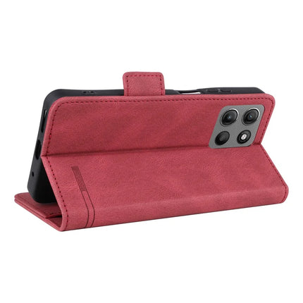 For Motorola Moto G15 4G Case Leather Wallet Flip Phone Cover with Hardware Decor