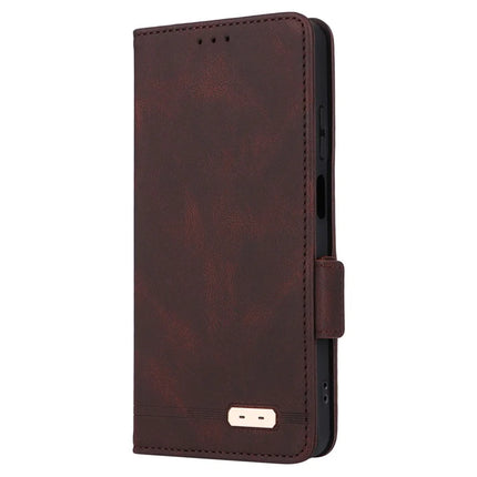 For Motorola Moto G15 4G Case Leather Wallet Flip Phone Cover with Hardware Decor