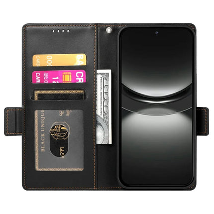 For Oppo Reno13 5G (Global) Stand Case PU Leather Wallet Phone Cover