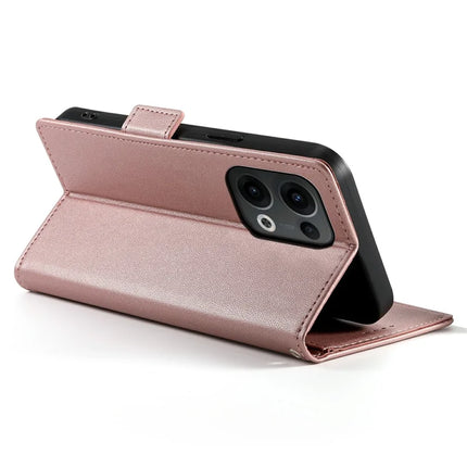 DF-010 For Oppo Reno13 Pro 5G Stand Case PU Leather Wallet Phone Cover