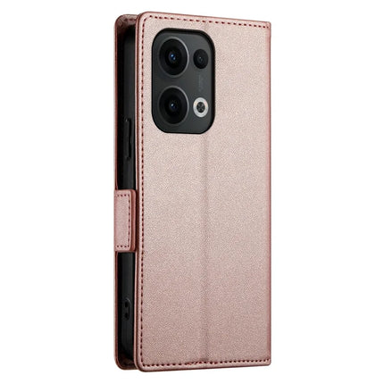 DF-010 For Oppo Reno13 Pro 5G Stand Case PU Leather Wallet Phone Cover