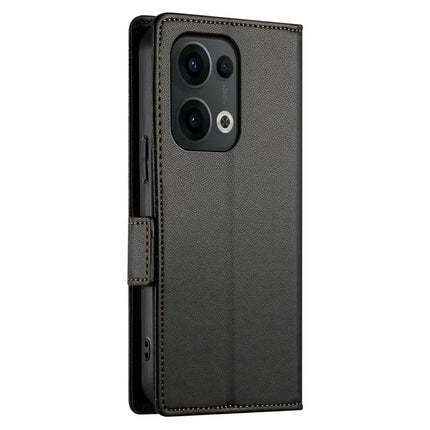DF-010 For Oppo Reno13 Pro 5G Stand Case PU Leather Wallet Phone Cover