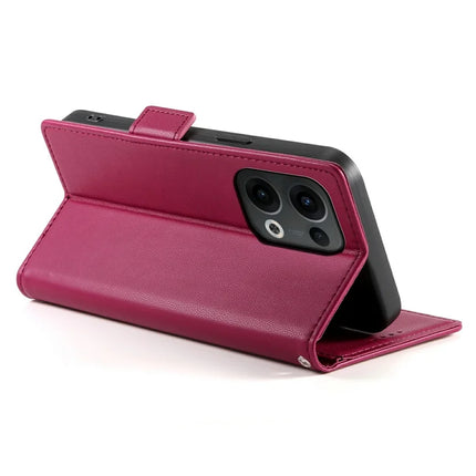 DF-010 For Oppo Reno13 Pro 5G Stand Case PU Leather Wallet Phone Cover