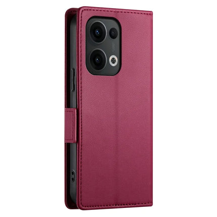 DF-010 For Oppo Reno13 Pro 5G Stand Case PU Leather Wallet Phone Cover