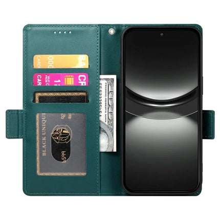 DF-010 For Oppo Reno13 Pro 5G Stand Case PU Leather Wallet Phone Cover