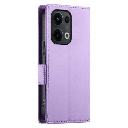 DF-010 For Oppo Reno13 Pro 5G Stand Case PU Leather Wallet Phone Cover
