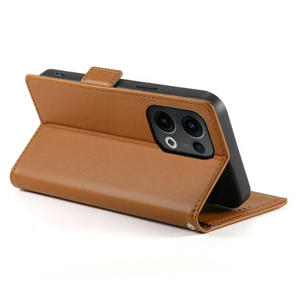 DF-010 For Oppo Reno13 Pro 5G Stand Case PU Leather Wallet Phone Cover