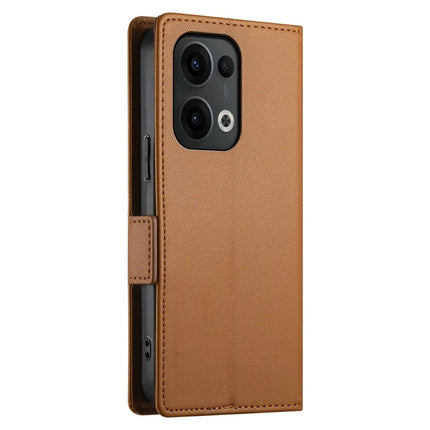 DF-010 For Oppo Reno13 Pro 5G Stand Case PU Leather Wallet Phone Cover