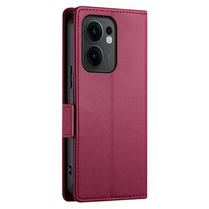 For Oppo Reno13 F 5G Stand Case PU Leather Wallet Phone Cover