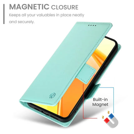 For Oppo Reno13 F 5G Stand Case PU Leather Wallet Phone Cover