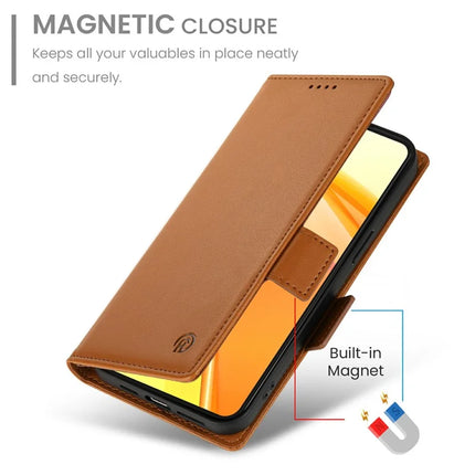For Oppo Reno13 F 5G Stand Case PU Leather Wallet Phone Cover