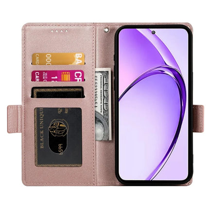 DF-010 For Realme 13+ 5G / 13 Pro 5G (China) Stand Case PU Leather Wallet Phone Cover