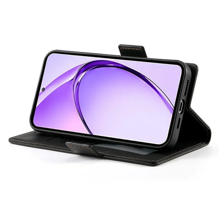 DF-010 For Realme 13+ 5G / 13 Pro 5G (China) Stand Case PU Leather Wallet Phone Cover