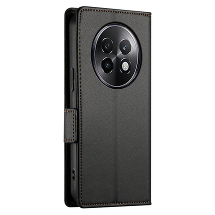 DF-010 For Realme 13+ 5G / 13 Pro 5G (China) Stand Case PU Leather Wallet Phone Cover