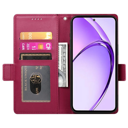 DF-010 For Realme 13+ 5G / 13 Pro 5G (China) Stand Case PU Leather Wallet Phone Cover