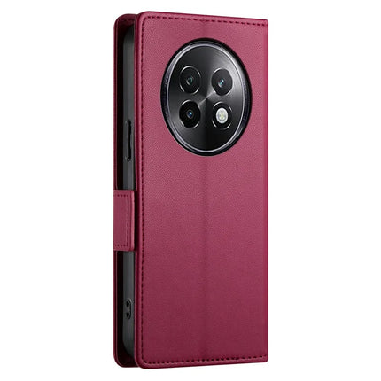 DF-010 For Realme 13+ 5G / 13 Pro 5G (China) Stand Case PU Leather Wallet Phone Cover