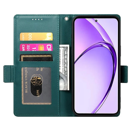 DF-010 For Realme 13+ 5G / 13 Pro 5G (China) Stand Case PU Leather Wallet Phone Cover