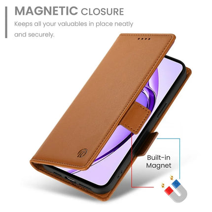 DF-010 For Realme 13+ 5G / 13 Pro 5G (China) Stand Case PU Leather Wallet Phone Cover