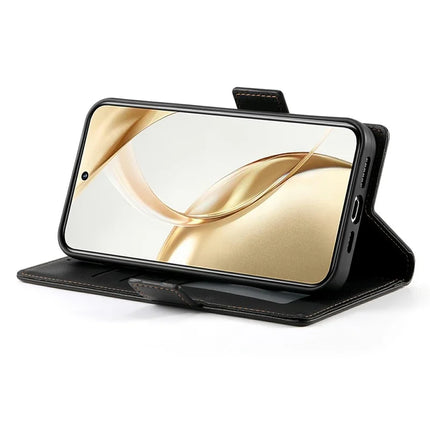DF-010 For Honor 300 Stand Case PU Leather Wallet Phone Cover