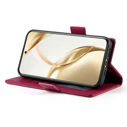 DF-010 For Honor 300 Stand Case PU Leather Wallet Phone Cover