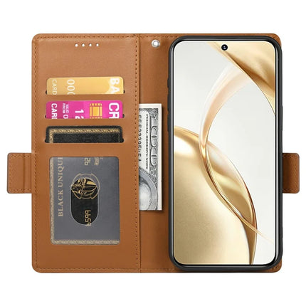 DF-010 For Honor 300 Stand Case PU Leather Wallet Phone Cover