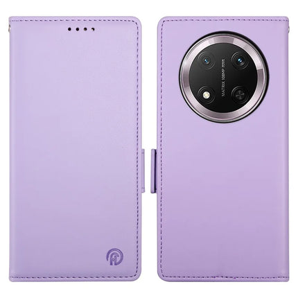 For Honor Magic7 Lite 5G / X9c 5G / X60 Pro 5G Stand Case PU Leather Wallet Phone Cover - Purple