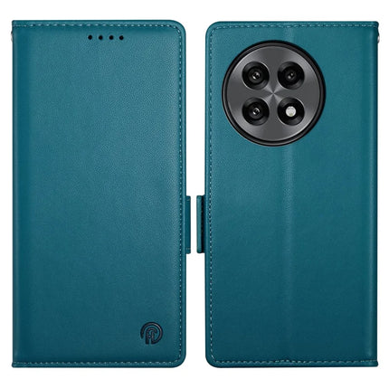 For OnePlus 13R 5G Stand Case PU Leather Wallet Phone Cover - Blue