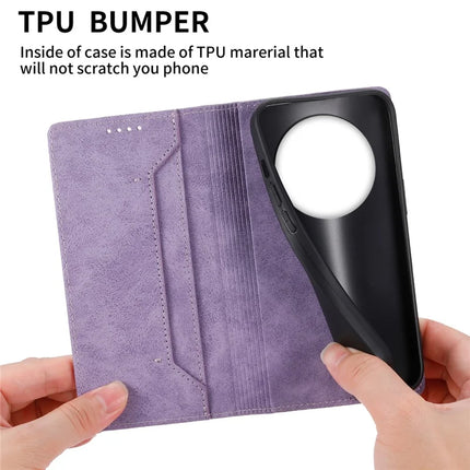 DF-05 For Realme 13+ 5G Wallet Case RFID Blocking PU Leather Phone Cover