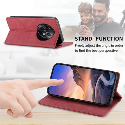 DF-05 For Realme 13+ 5G Wallet Case RFID Blocking PU Leather Phone Cover