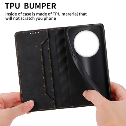 DF-05 For Realme 13+ 5G Wallet Case RFID Blocking PU Leather Phone Cover