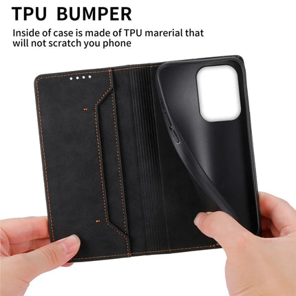 DF-05 For Oppo Reno13 5G (Global) Wallet Case RFID Blocking PU Leather Phone Cover