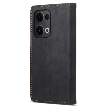 DF-05 For Oppo Reno13 5G (Global) Wallet Case RFID Blocking PU Leather Phone Cover