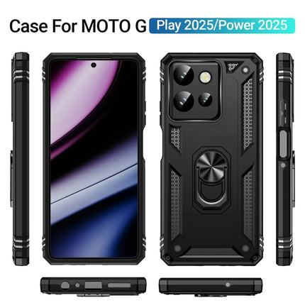 Phone Case for Motorola Moto G Play (2025) 4G / G Power (2025) PC + TPU Phone Cover with Kickstand