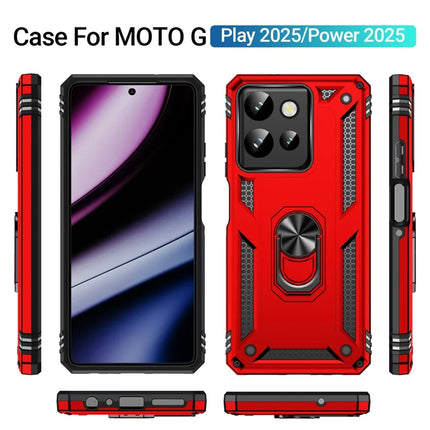 Phone Case for Motorola Moto G Play (2025) 4G / G Power (2025) PC + TPU Phone Cover with Kickstand