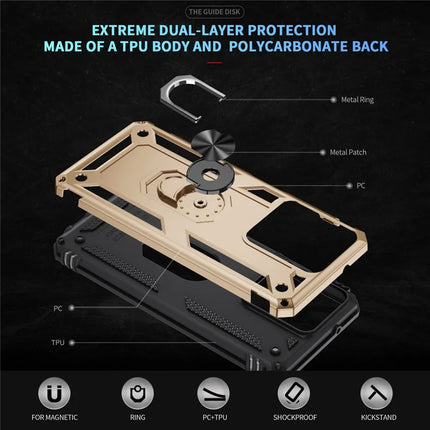 Phone Case for Motorola Moto G Play (2025) 4G / G Power (2025) PC + TPU Phone Cover with Kickstand