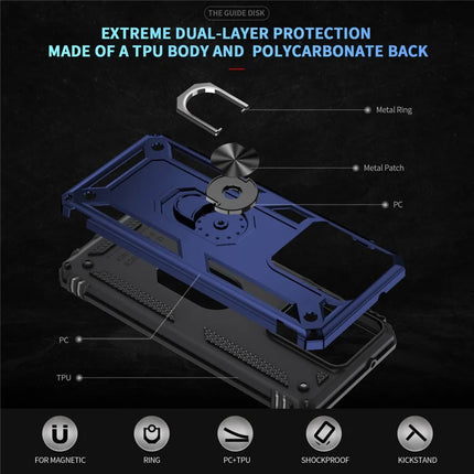 Phone Case for Motorola Moto G Play (2025) 4G / G Power (2025) PC + TPU Phone Cover with Kickstand