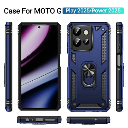 Phone Case for Motorola Moto G Play (2025) 4G / G Power (2025) PC + TPU Phone Cover with Kickstand