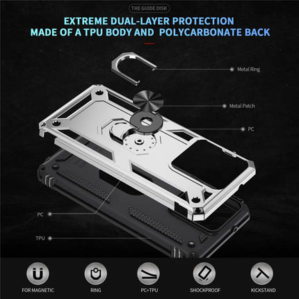 Phone Case for Motorola Moto G Play (2025) 4G / G Power (2025) PC + TPU Phone Cover with Kickstand