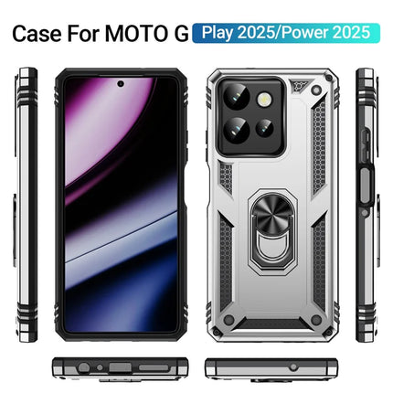 Phone Case for Motorola Moto G Play (2025) 4G / G Power (2025) PC + TPU Phone Cover with Kickstand