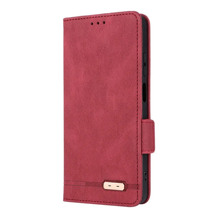 For Motorola Moto G05 4G  /  E15 4G Case Leather Wallet Flip Phone Cover with Hardware Decor