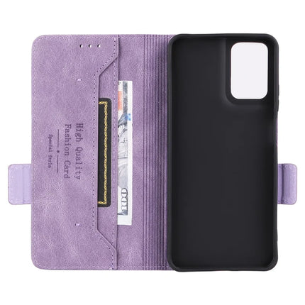 For Motorola Moto G05 4G  /  E15 4G Case Leather Wallet Flip Phone Cover with Hardware Decor