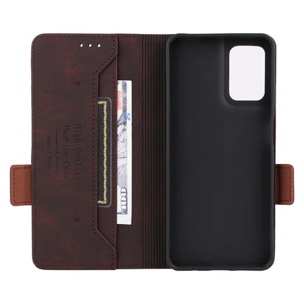 For Motorola Moto G05 4G  /  E15 4G Case Leather Wallet Flip Phone Cover with Hardware Decor