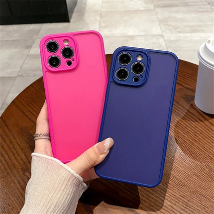 For iPhone 15 Pro Max Case PC + TPU Heat Dissipation Phone Back Cover Skin Touch
