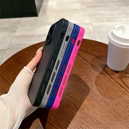 For iPhone 15 Pro Max Case PC + TPU Heat Dissipation Phone Back Cover Skin Touch