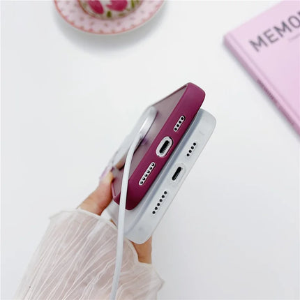 For iPhone 15 Pro Max Magnetic Case with Lens Film  /  Detachable Lens Frame Hybrid Phone Back Cover